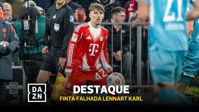 O que foi isto, Lennart Karl? A finta foi tão má que até o adversário aprovou