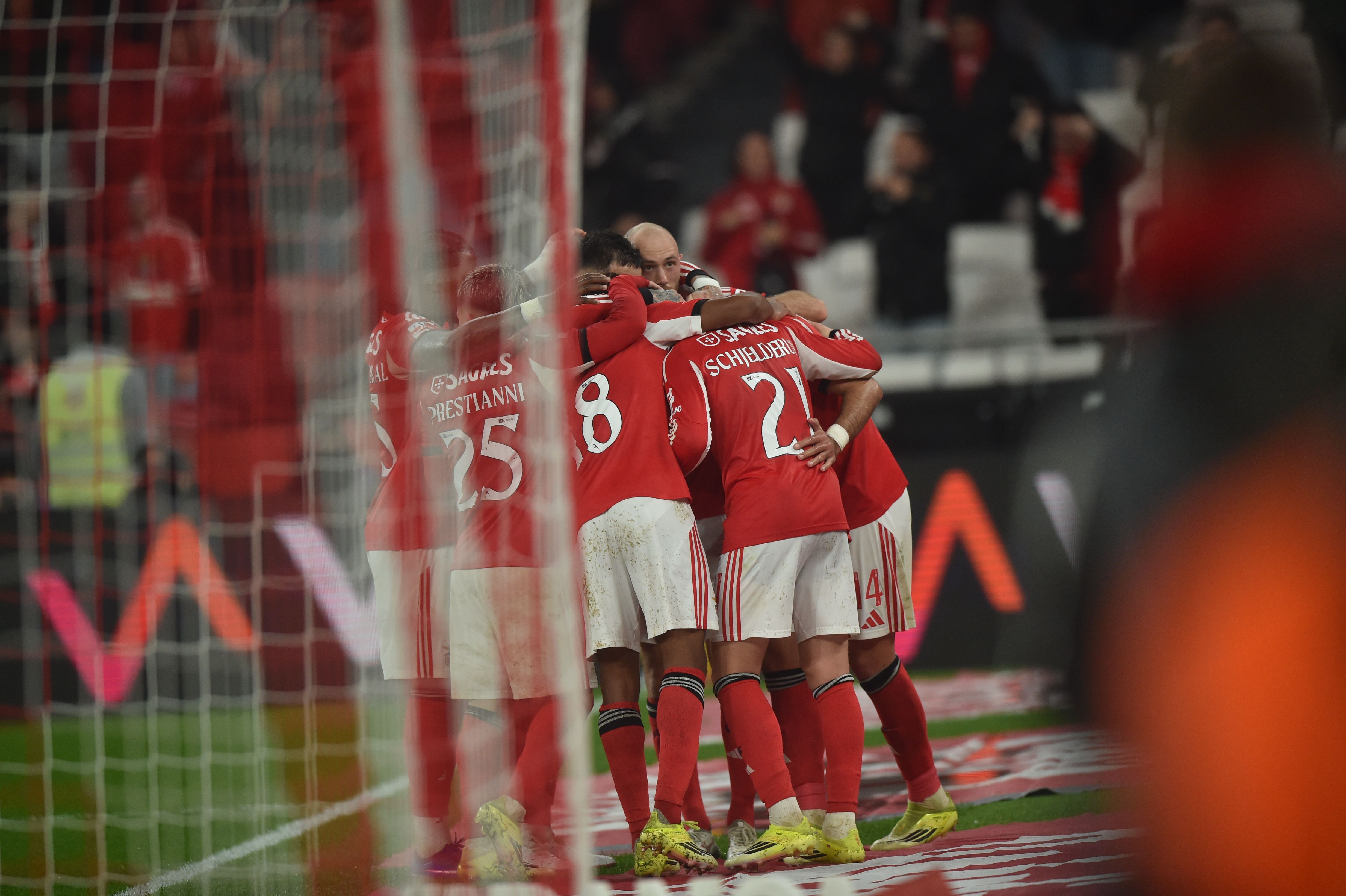 Festejos do Benfica frente ao Alverca - Foto: Miguel Nunes