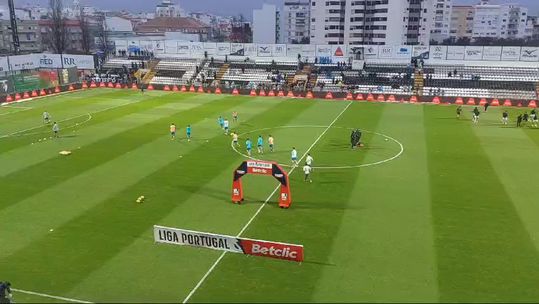 Aquecimento do FC Porto em Portimão