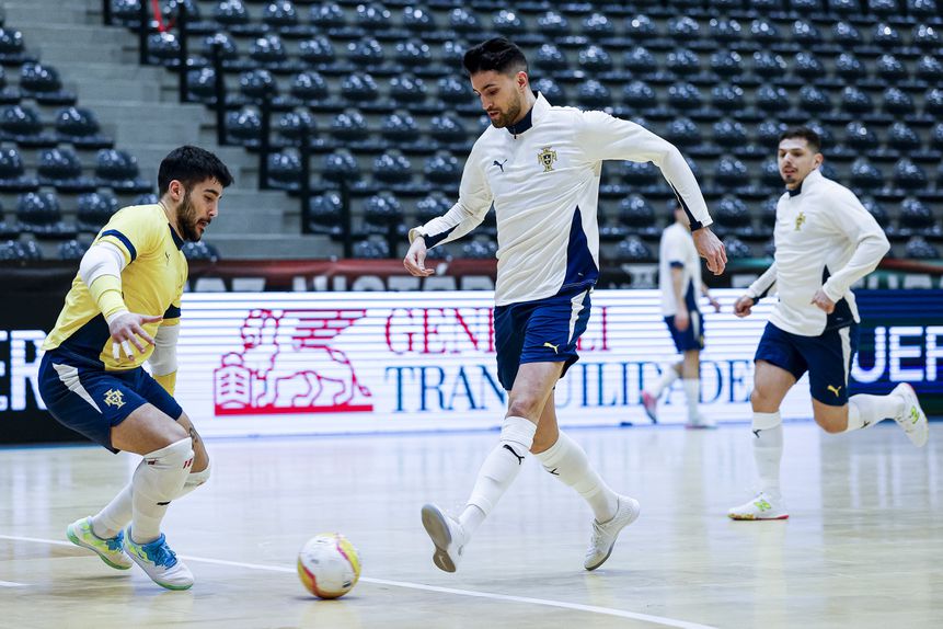 André Coelho foi o porta-voz da ambição lusa (FPF)