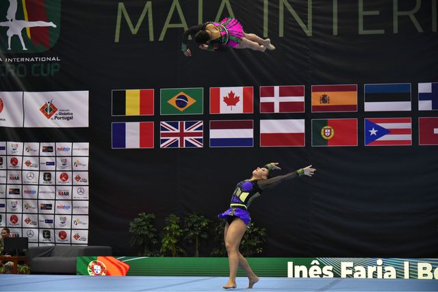 Dupla portuguesa conquista bronze na Taça do Mundo de ginástica acrobática