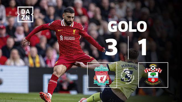 Salah iguala registo de Aguero com este golo histórico (vídeo)