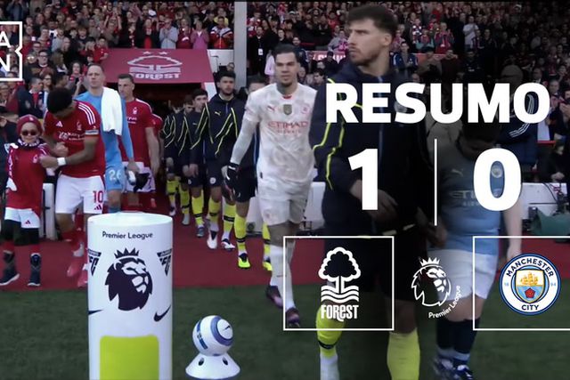 NES faz história: há 30 anos que o N. Forest não vencia o Man. City em casa (resumo)