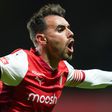Ricardo Horta decidiu duelo com o FC Porto (HUGO DELGADO/EPA)