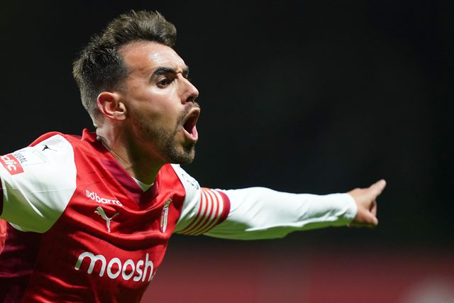 Ricardo Horta decidiu duelo com o FC Porto (HUGO DELGADO/EPA)