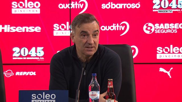 Carvalhal e o lance da polémica: «Não quero saber disso para nada»