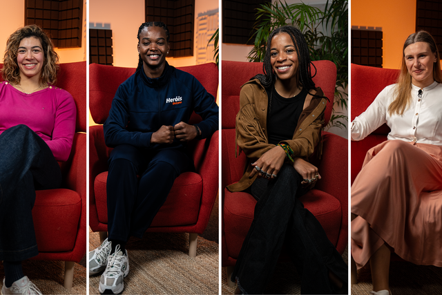 Patrícia Sampaio, nancy Moreira, Jéssica Silva e Bebiana Sabino