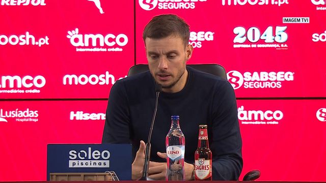 Anselmi critica arbitragem frente ao SC Braga: «Falta de critério»