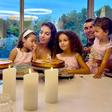Cristiano Ronaldo com Georgina Rodríguez e as filhas