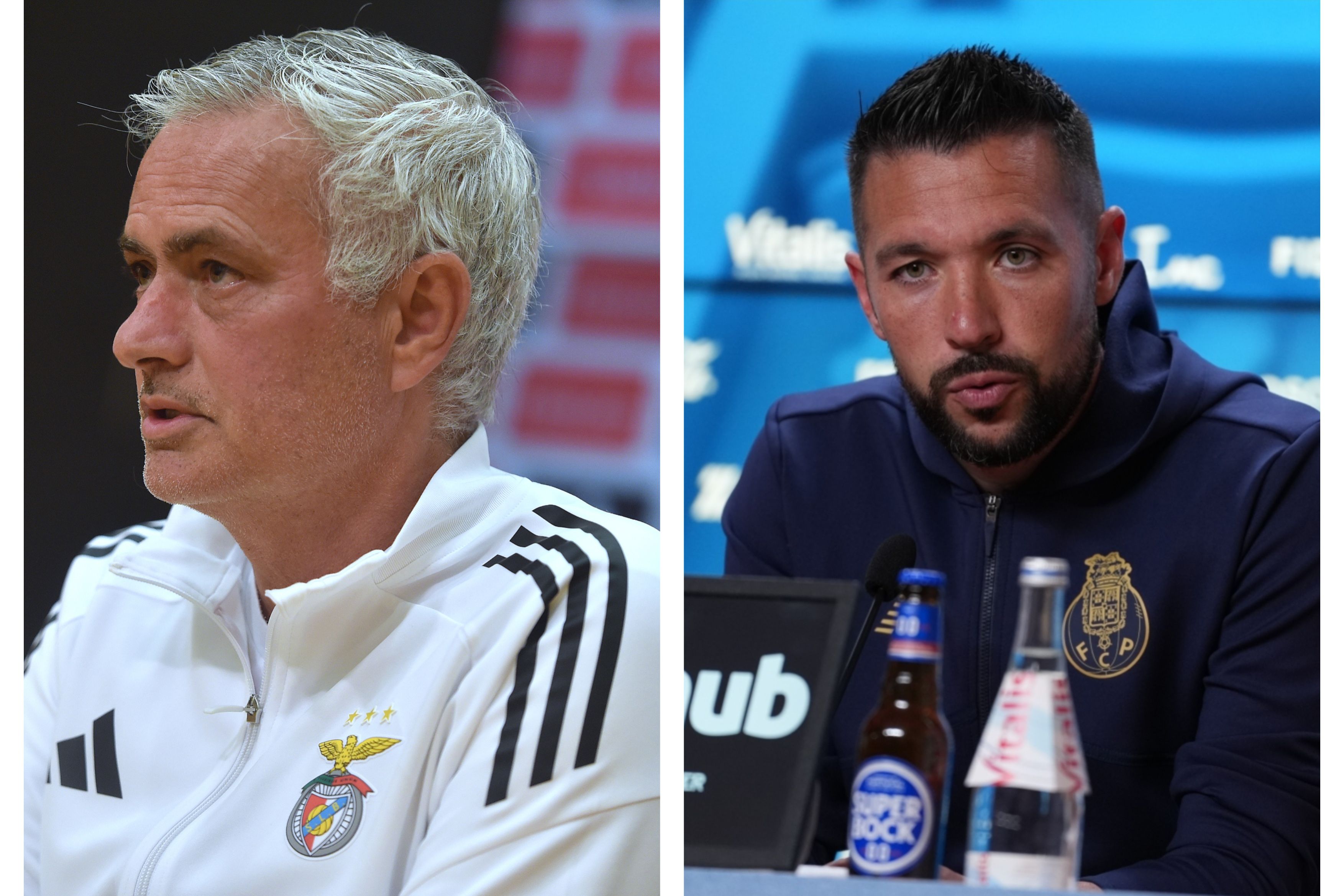 José Mourinho e Farioli frente a frente pela terceira vez esta época