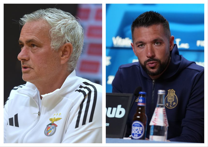 José Mourinho e Farioli frente a frente pela terceira vez esta época