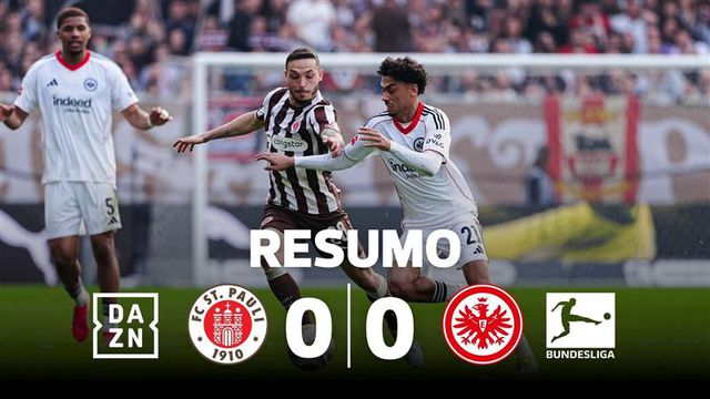 Frankfurt empata e atrasa-se na luta pelas competições europeias (resumo)