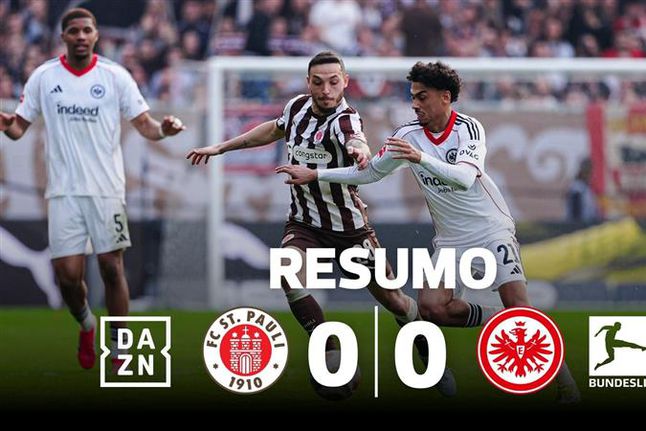 Frankfurt empata e atrasa-se na luta pelas competições europeias (resumo)