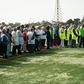 Os participantes de um evento de Walking Football, no Barreiro - Foto: Teófilo Afonso