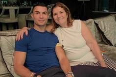 Cristiano Ronaldo com Dolores Aveiro
