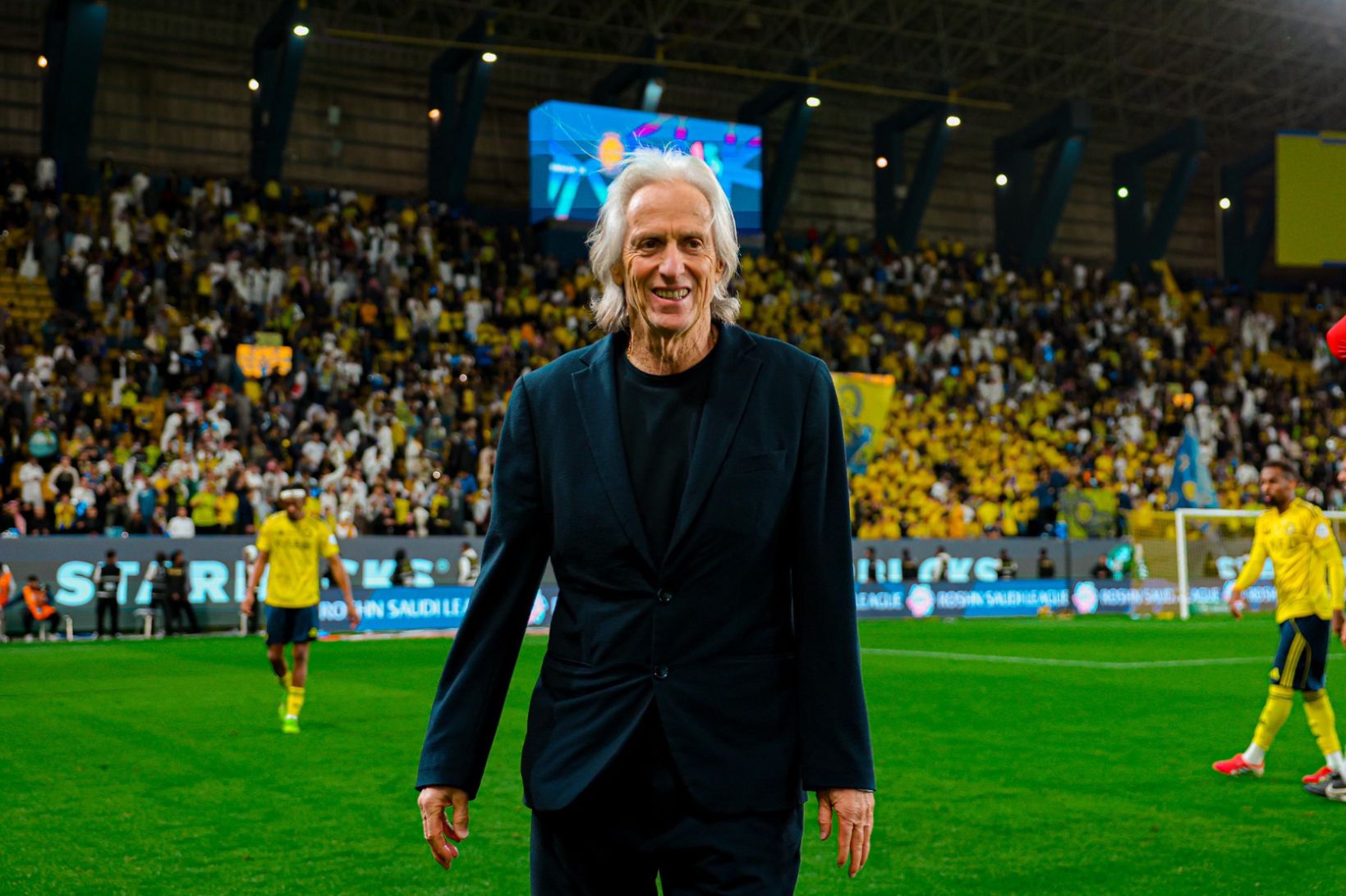 Jorge Jesus, treinador do Al Nassr, a festejar a vitória - Foto: Al Nassr