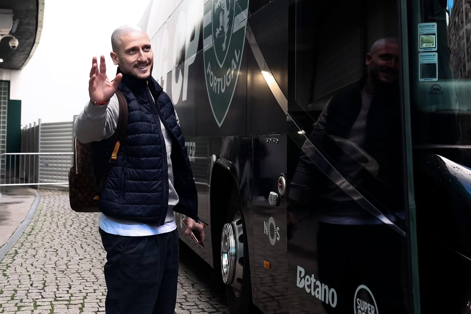 Nuno Santos não foi com a equipa - Foto: SPORTING CP