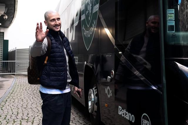 Nuno Santos não foi com a equipa - Foto: SPORTING CP