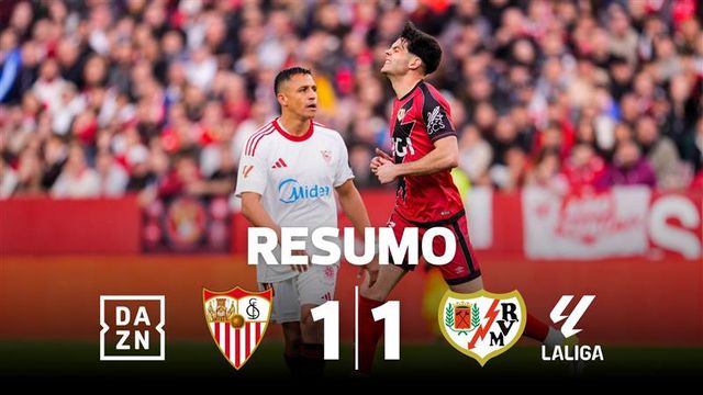 Rayo e Sevilha empatam-se, mas somam pontos valiosos na luta pela salvação (resumo)