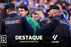 Getafe-Betis interrompido por confrontos de adeptos com a polícia