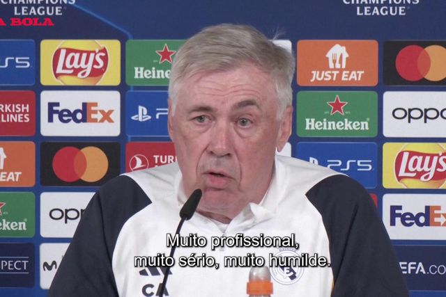 Ancelotti sobre Bellingham: «Tem 20 anos, mas é mais maduro do que a sua idade»