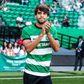 Daniel Bragança a agradecer apoio no Estádio de Alvalade