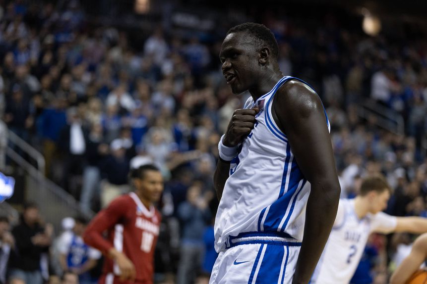 Khaman Maluach, jovem basquetebolista da Universidade Duke