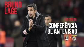 Em direto: Bruno Lage faz a antevisão do Tirsense-Benfica da Taça de Portugal