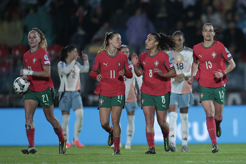 Seleção Nacional feminina (Foto: Manuel Fernando Araújo/LUSA)