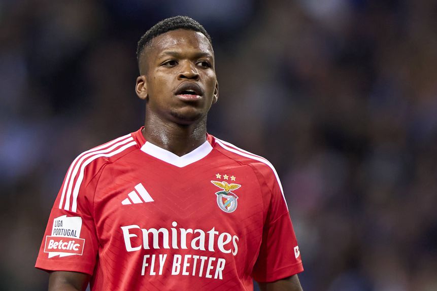 Florentino, 25 anos, tem contrato com o Benfica até 2027 e cláusula de rescisão de €120 milhões