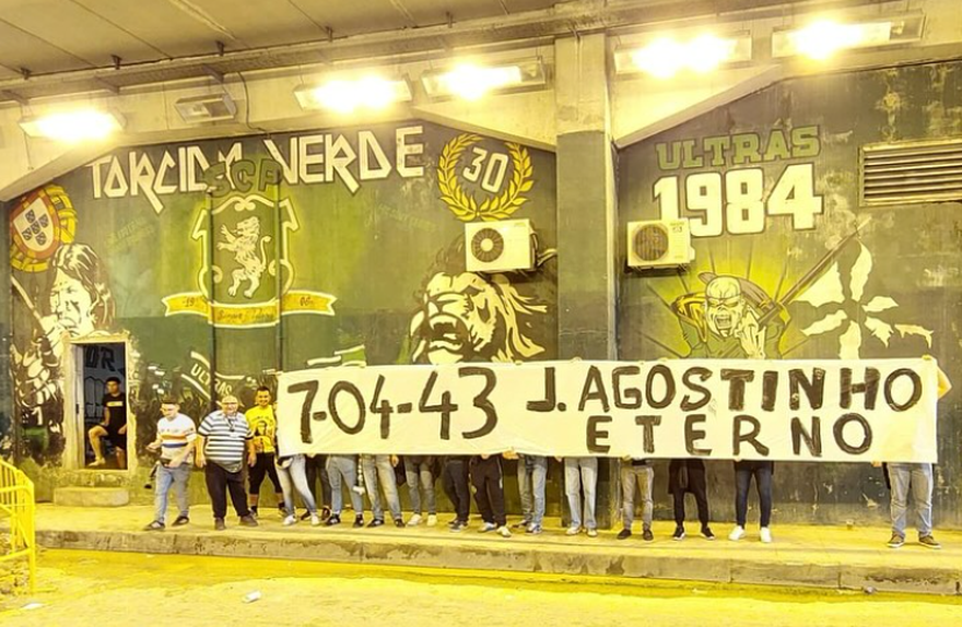 Torcida Verde, claque do Sporting, recorreu às redes sociais para referir que foi censurado, em Alvalade, no empate com o SC Braga (1-1), a contar para a 28.ª jornada da Liga, um tributo a Joaquim Agostinho