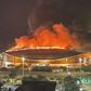 Incêndio no Velódromo do Parque Olímpico do Rio de Janeiro (D.R.)