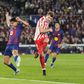 Sorloth marcou o segundo golo do Atlético Madrid em Camp Nou - FOTO: EPA/Siu Wu