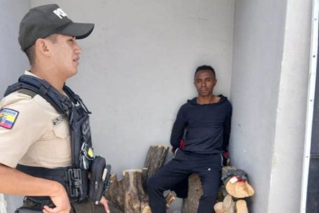 Christian Lara, de 45 anos, foi detido em Quito, capital do Equador - Foto: Paúl López Encalada