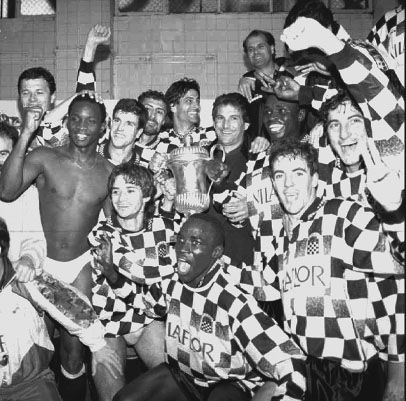Vencedor da Supertaça Cândido de Oliveira com o Boavista, em janeiro de 1993 (foto A BOLA)
