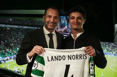 Frederico Varandas e Lando Norris