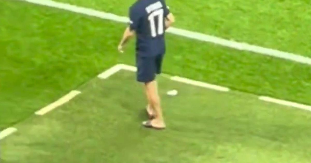 O sentido gesto de Vitinha após o PSG-Liverpool