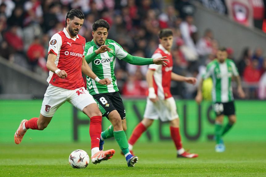 Florian Grillitsch apontou o golo do SC Braga, com um desvio de calcanhar - Foto: Hugo Delgado/LUSA