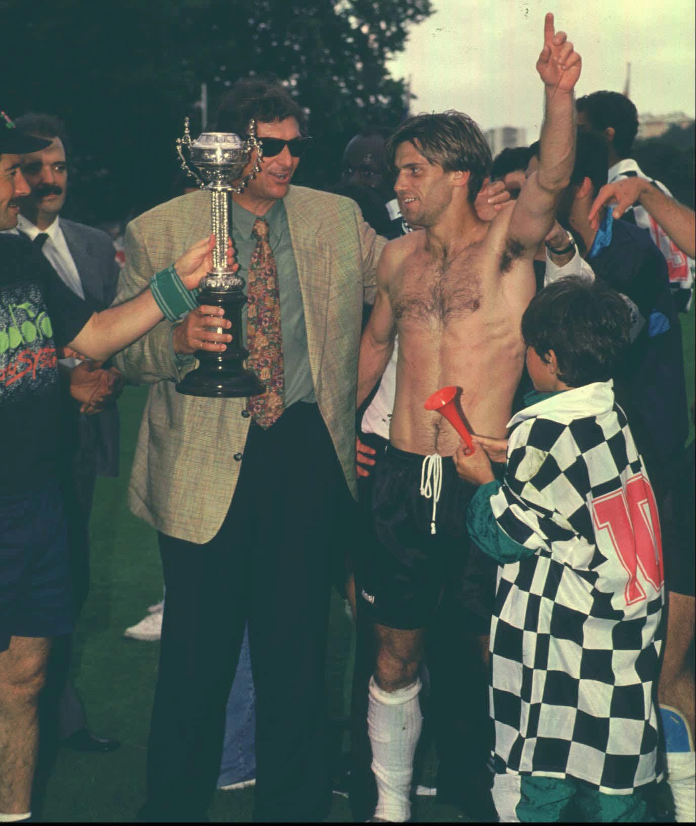 Vencedor da Taça de Portugal com o Boavista, em 1992 (foto A BOLA)