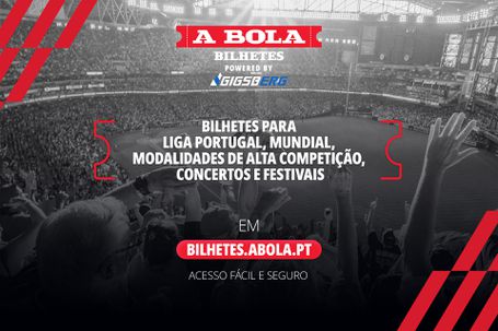 Descubra o bilhetes.abola.pt, a nova plataforma d'A BOLA para comprar bilhetes