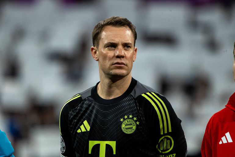 Manuel Neuer fez 40 anos a 27 de março e esta terça-feira rubricou uma grande exibição frente ao Real Madrid. A classe é eterna (IMAGO)
