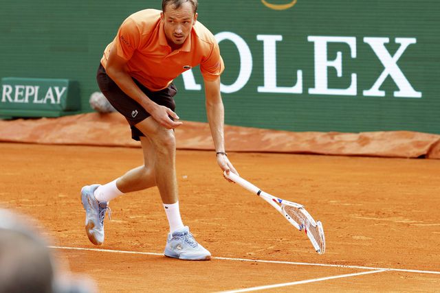 Assim ficou a raquete de Daniil Medvedev