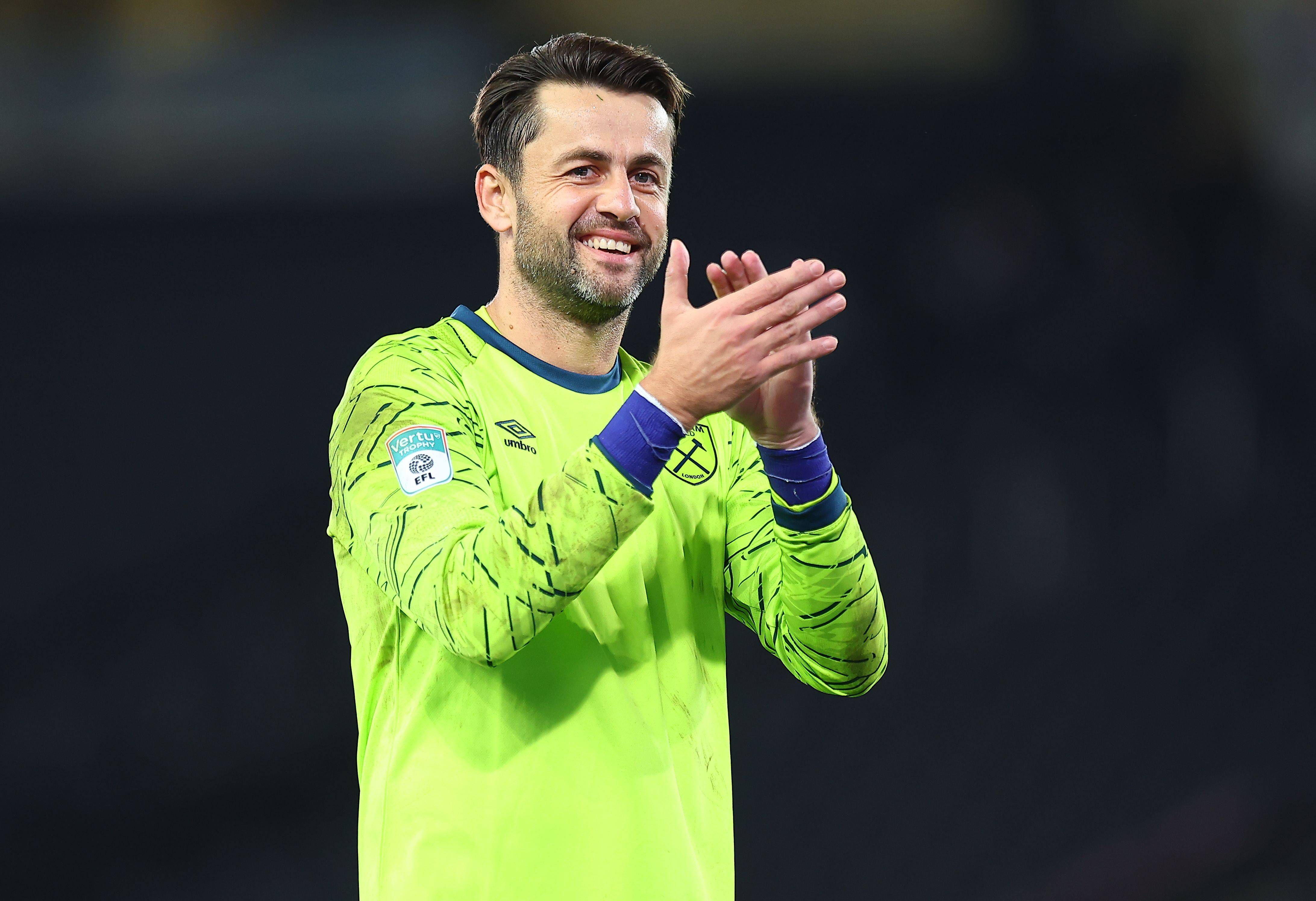 Lukasz Fabianski tem contrato com o West Ham até ao final da época. Faz 41 anos a 18 de abril (IMAGO)