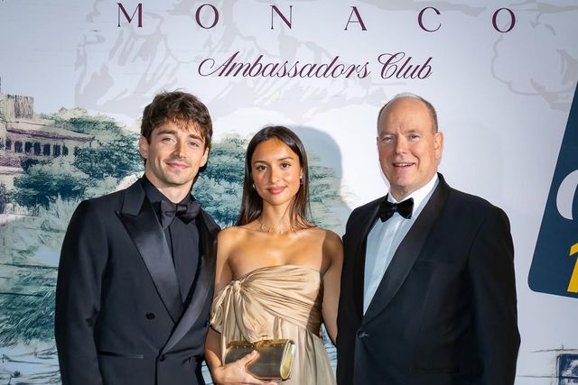 Charles Leclerc, Alexandra Saint Mleux e Alberto do Mónaco