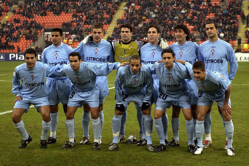 Celta surpreendeu ao qualificar-se para os 'oitavos' da Champions em 2003/04
