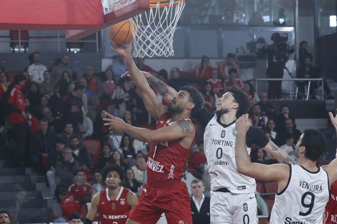 Há dois candidatos à presidência da Federação de basquetebol. Foto SL Benfica