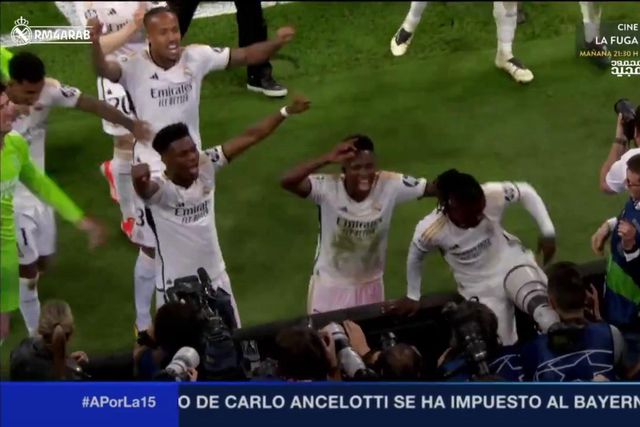 Arrepiante: o ambiente no Bernabéu depois do jogo com o Bayern