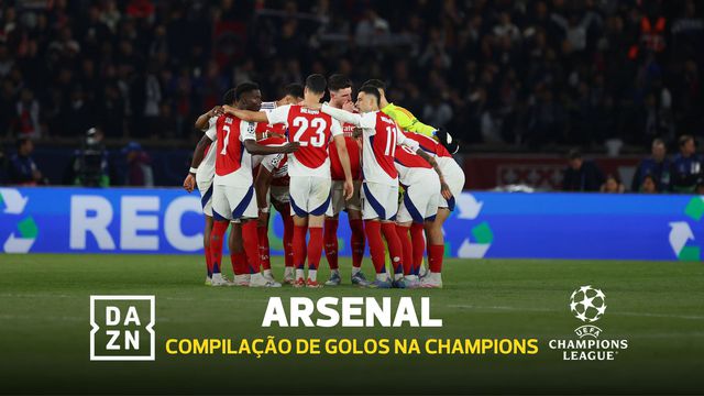 Ao Sporting foram cinco! Lembra-se de todos os golos do Arsenal na Champions?
