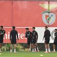 Plantel do Benfica em treino no Seixal - Foto: Miguel Nunes