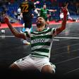 Felipe Valério marcou o penálti decisivo que leva o Sporting à final - Foto: UEFA
